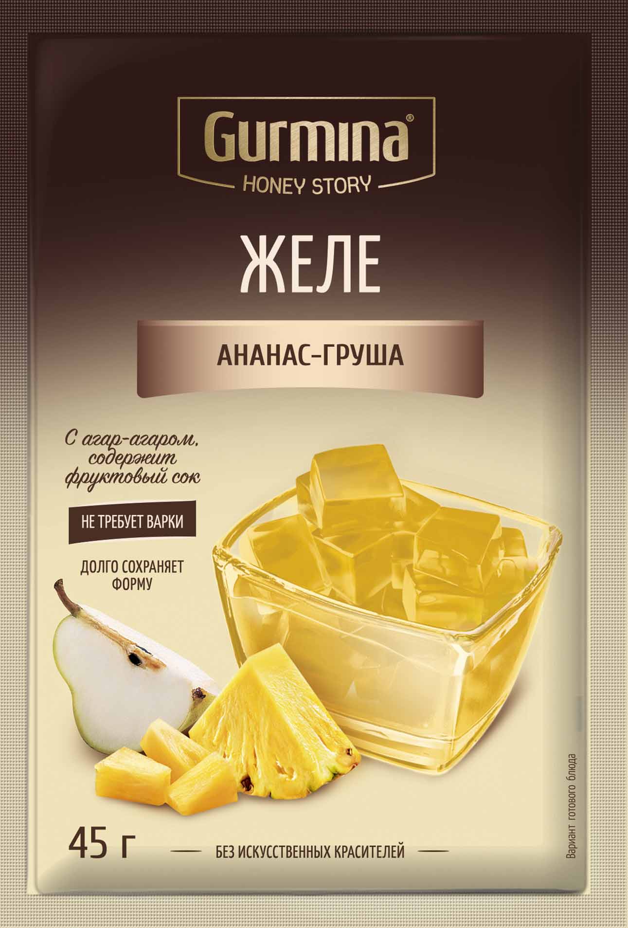 желе ананас-груша